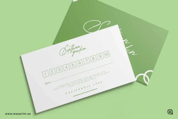 1000 Business Card Without Lamination