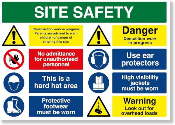 Road and safety Signs Sticker