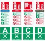 Road and safety Signs Sticker