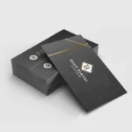 1000 Square Corner Gold Foil Spot UV Matt Lamination 400gsm