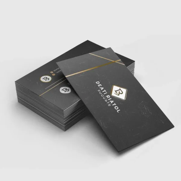 1000 Square Corner Gold Foil Spot UV Matt Lamination 400gsm