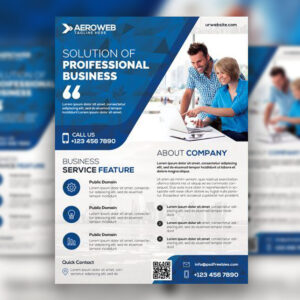 500 Flyers A4 Real Size, 170 GSM Glossy Paper