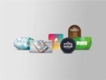 1000 Custom Die Cut Spot UV Matt Lamination 400gsm