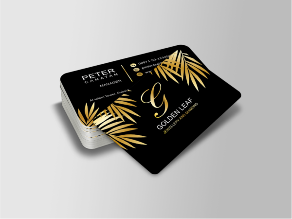 1000 Rounded Corner Gold Foil Spot UV Matt Lamination 400gsm