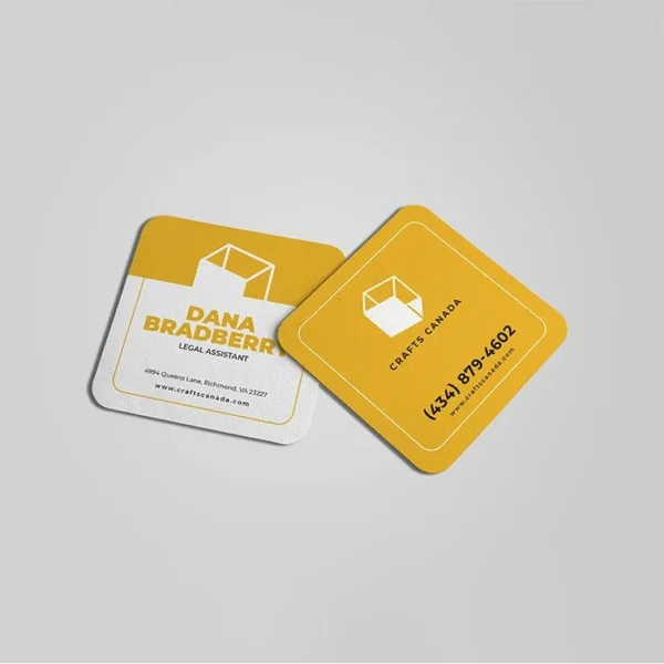 1000 Custom Die Cut Spot UV Matt Lamination 400gsm