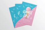 500 Flyers, A3 Real Size, 170 GSM Glossy Paper