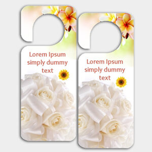 1000 Door Hanger Rounded Corner Design (Matt Lamination 350gsm)