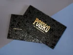 1000 Square Corner Gold Foil Spot UV Matt Lamination 400gsm