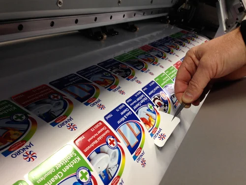 PVC White Stickers