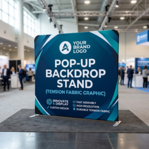 Pop-Up Backdrop Stand (Fabric)