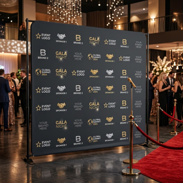 Step & Repeat Event Backdrop