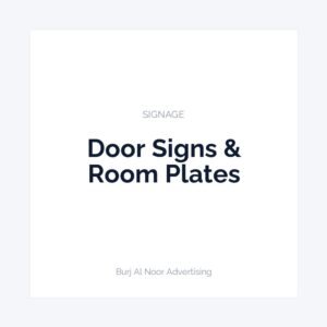 Door Signs & Room Plates
