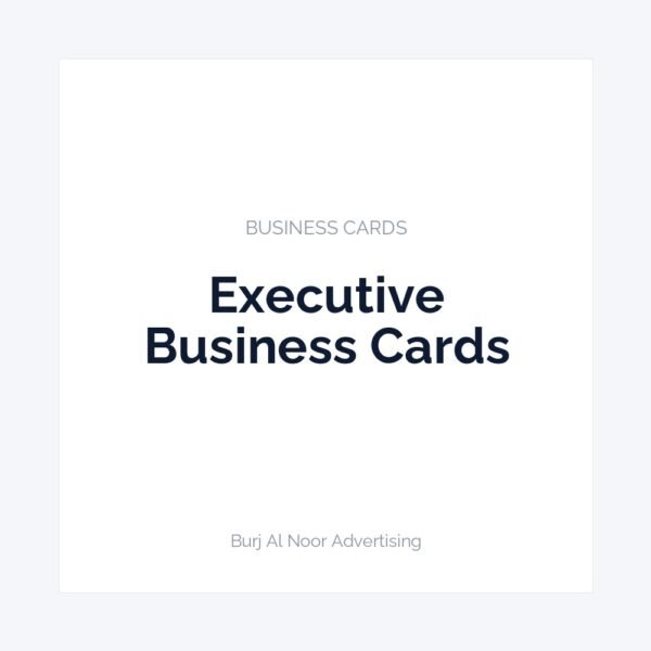 Executive Business Cards