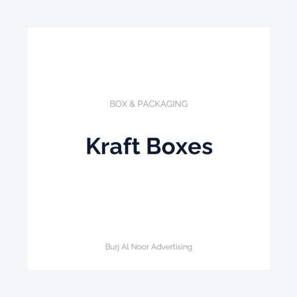 Kraft Boxes