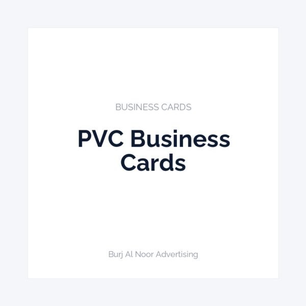 PVC Business Cards