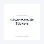 Silver Metallic Stickers