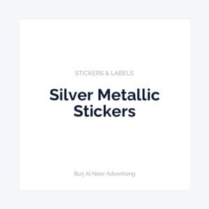 Silver Metallic Stickers